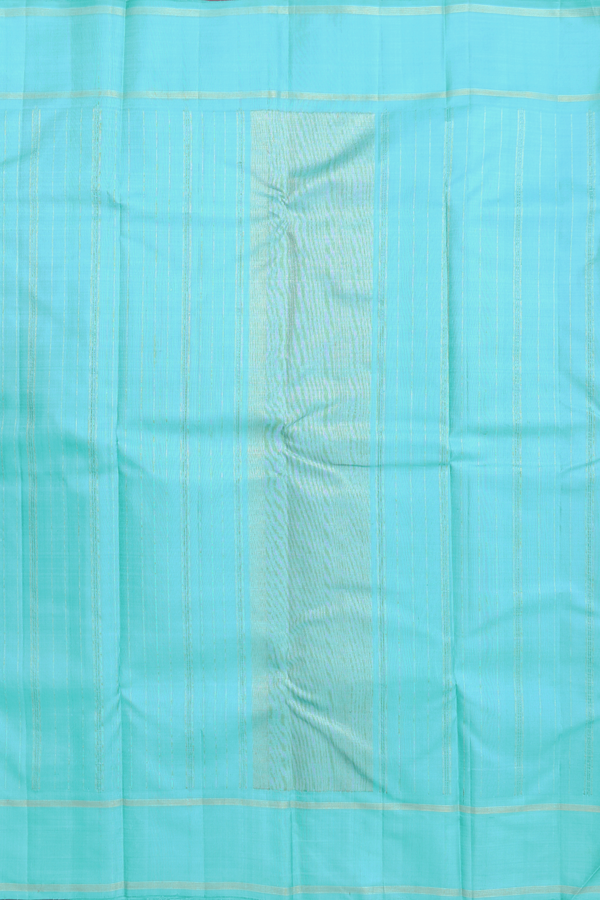 Kanchipuram Silk Saree In Pink With Checks Design
