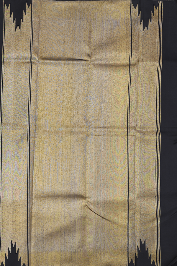 Kanchipuram Silk Saree Plain Red With Korvai Border