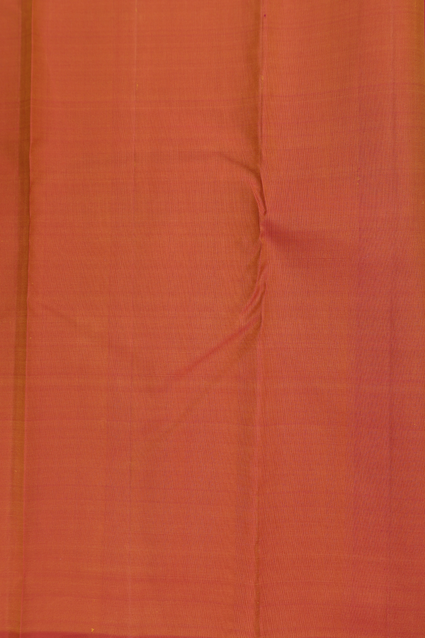 Kanchipuram Silk Saree In Rani Pink With Zari Buttas