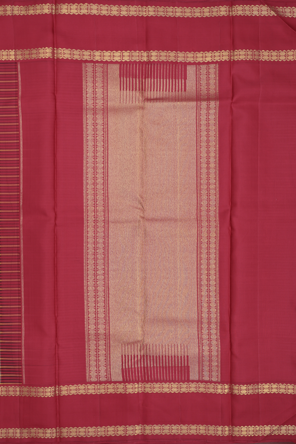 Kanchipuram Silk Saree In Multicolor With Checks Design