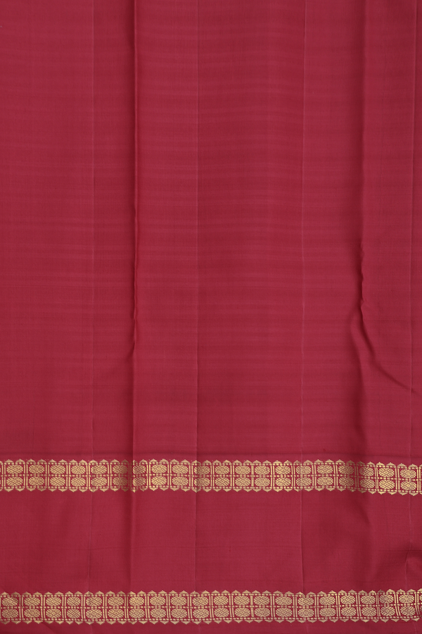 Kanchipuram Silk Saree In Multicolor With Checks Design