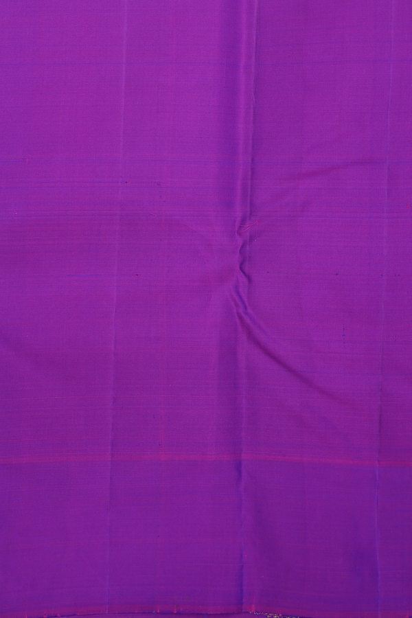 Kanchipuram Silk Saree In Capri Blue With Paisley Design