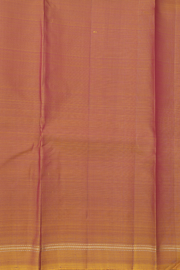 Kanchipuram Silk Saree In Red With Zari Buttas
