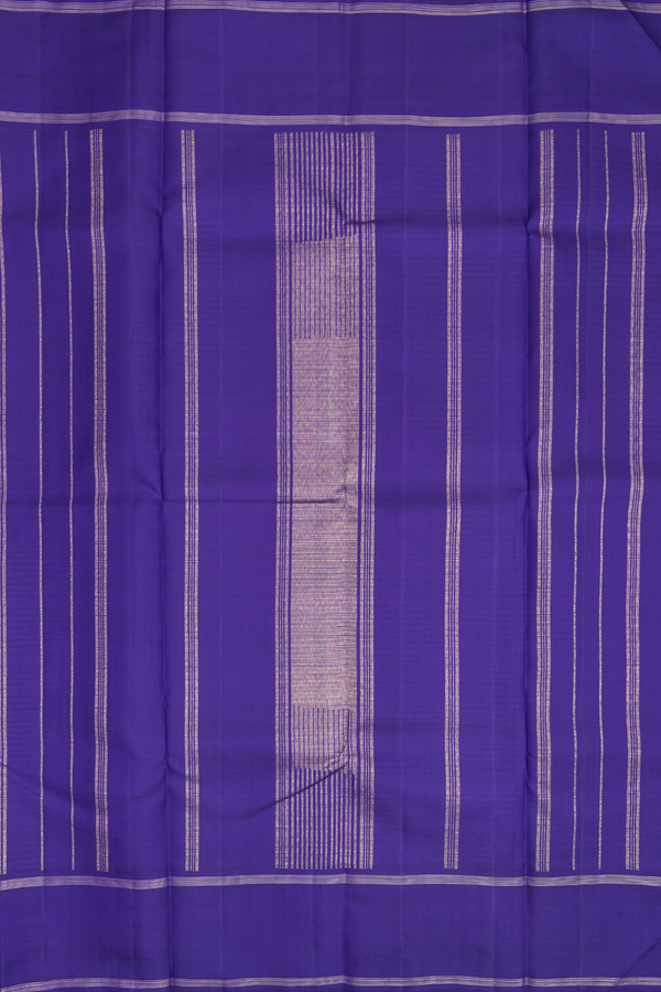 Kanchipuram Silk Saree In Multicolor With Checks Design