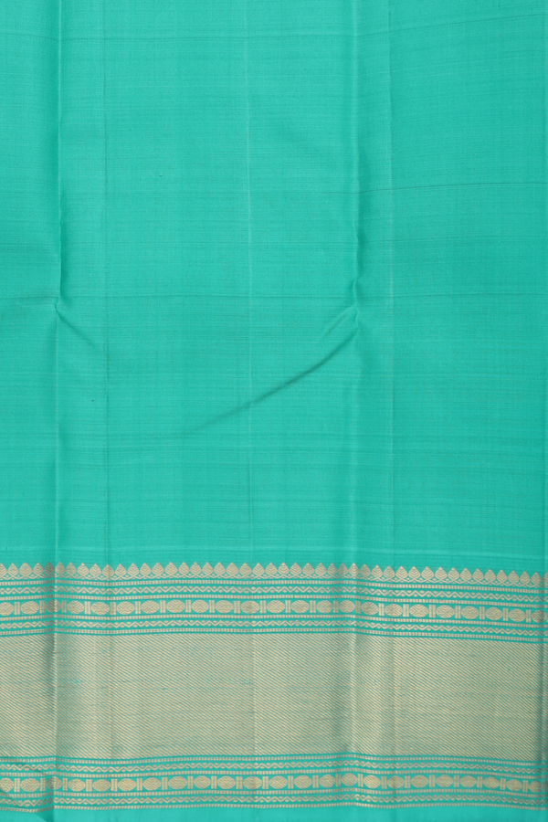 Kanchipuram Silk Saree In Multicolor With Checks Design