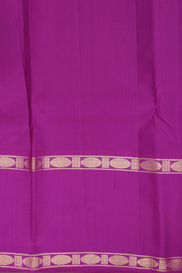 Kanchipuram Silk Saree In Tiffany Blue With Contrast Border