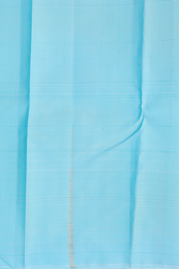 Kanchipuram Silk Saree In White With Malli Moggu Buttas