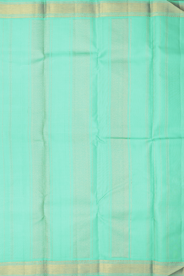 Kanchipuram Silk Saree In Brown And White With Kasa Kasa Kattam