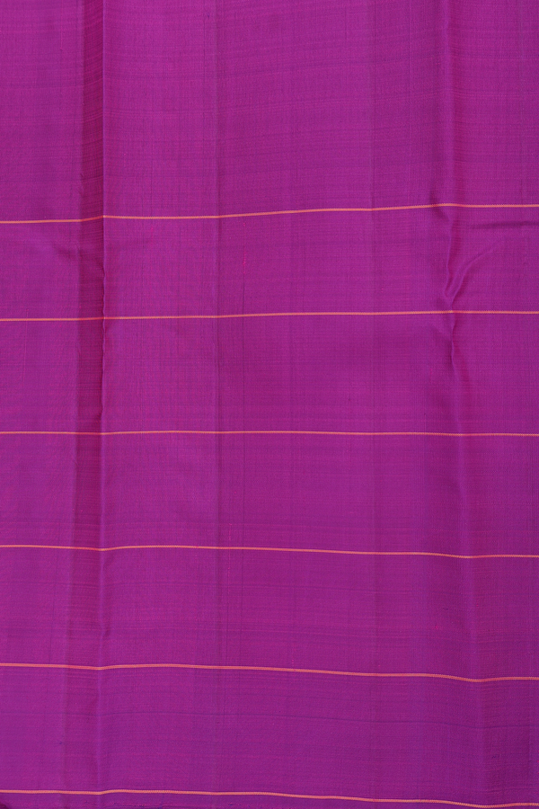 Kanchipuram Silk Saree In Green With Checks Design