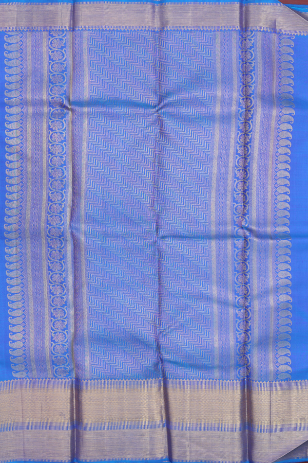 Kanchipuram Silk Saree In Pink With Brocade Design