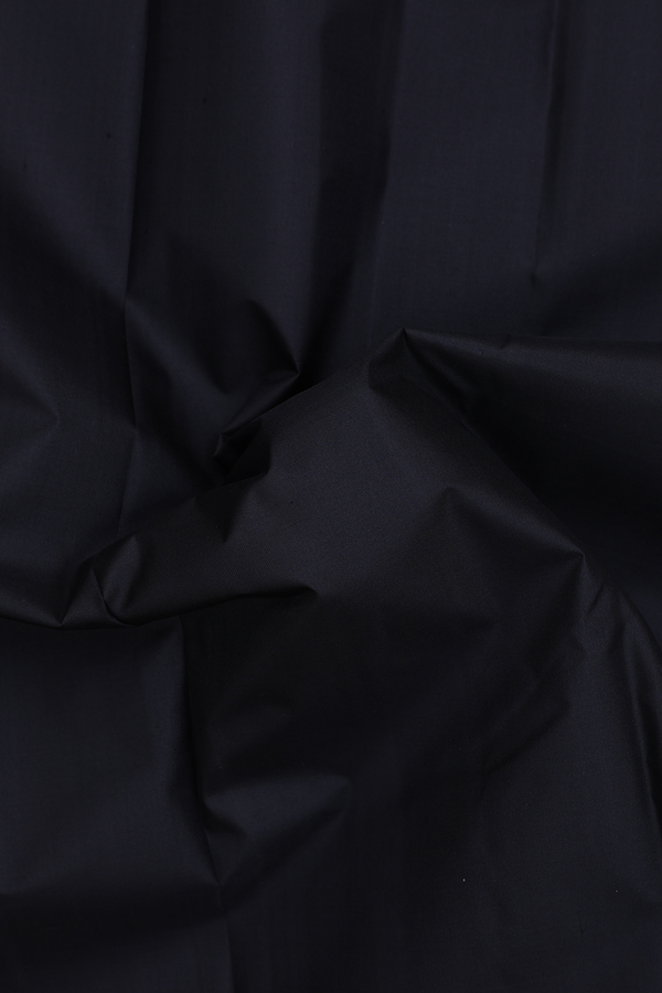 Kanchipuram Silk Saree In Black With Contrast Border