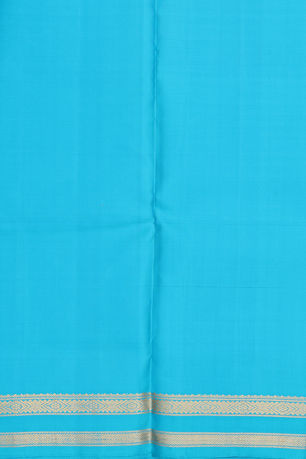 Kanchipuram Silk Saree In Dual Tone With Contrast Border