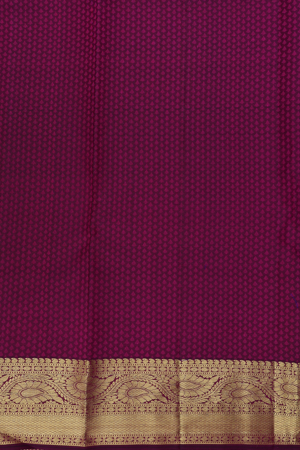 Kanchipuram Silk Saree In Pink With Jacquard Pattern