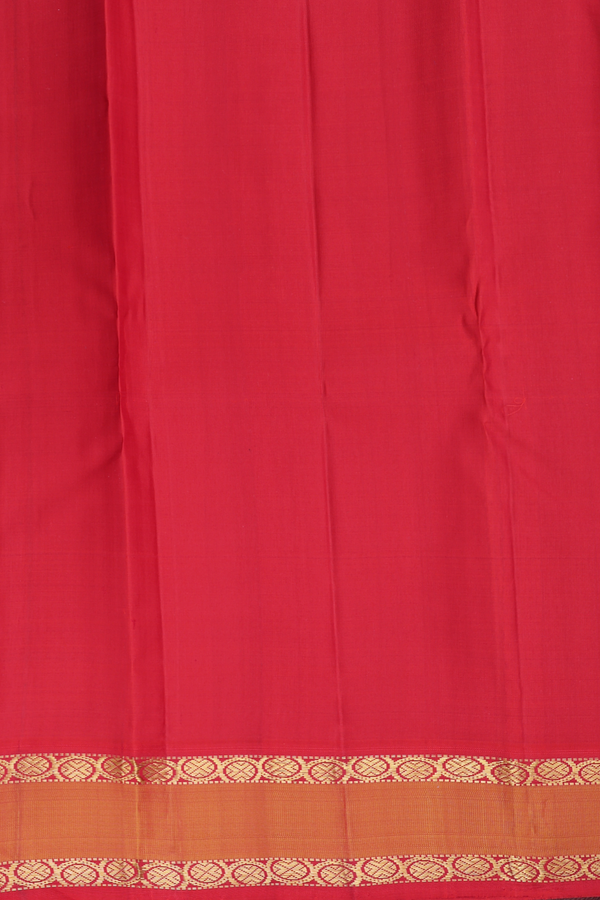 Kanchipuram Silk Saree In Dual Tone With Checks Design