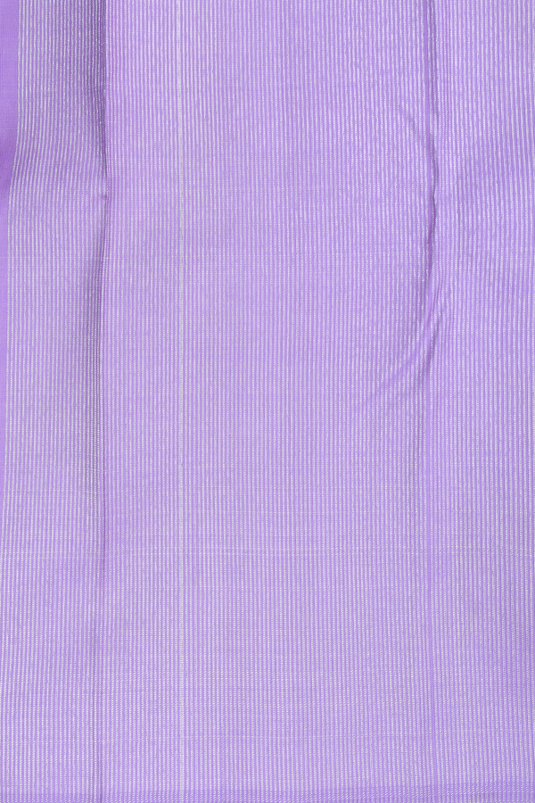 Kanchipuram Silk Saree Tissue Light Purple With Circle Design