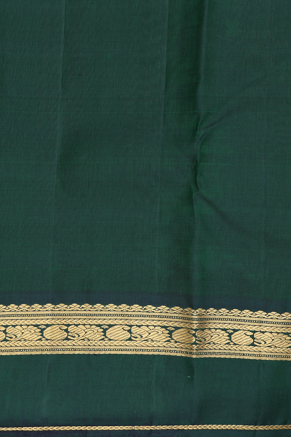 Kanchipuram Silk Saree In Multicolor With Checks Design
