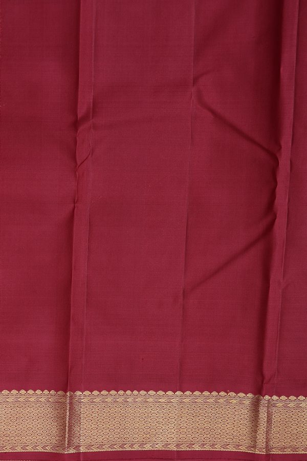 Kanchipuram Silk Saree In Multicolor With Checks Design