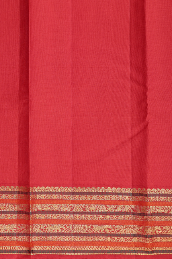 Kanchipuram Silk Saree In Black With Zari Buttas