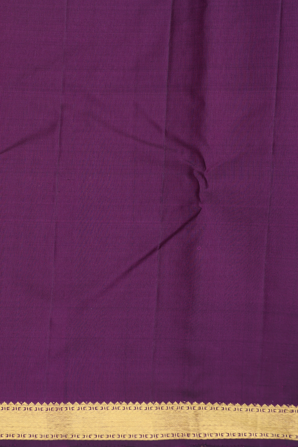 Kanchipuram Silk Saree In Multicolor Along Checks With Buttas