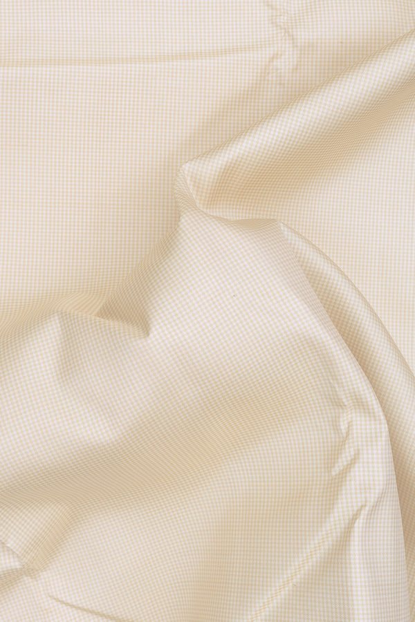 Kanchipuram Silk Saree In Off White With Checks Design