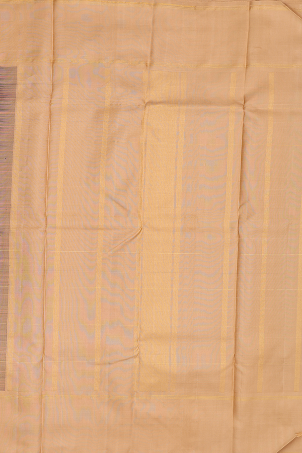 Kanchipuram Silk Saree In Black With Checks Design