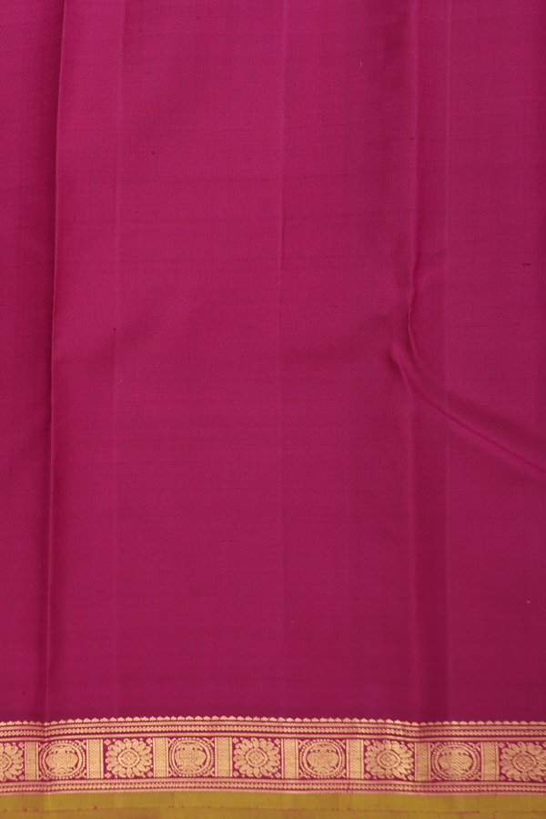 Kanchipuram Silk Saree Purple With Iruthalai Pakshi Border