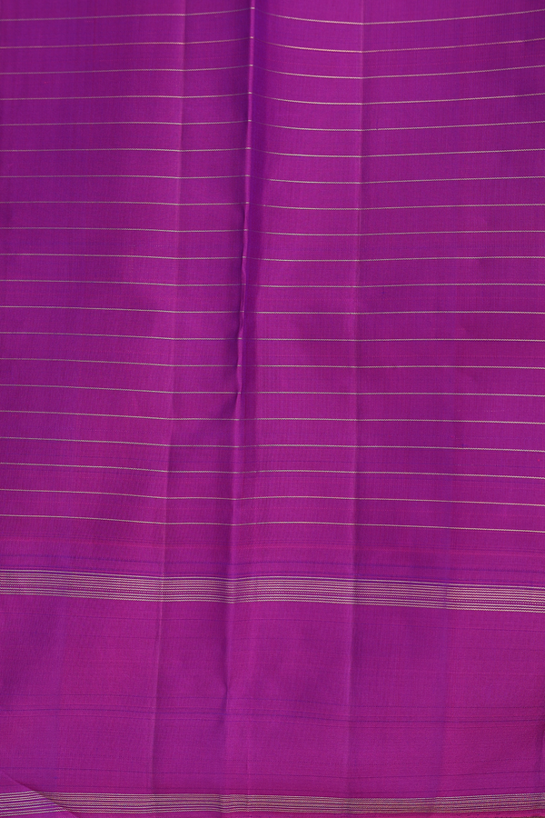 Kanchipuram Silk Saree In Multicolor With Checks Design