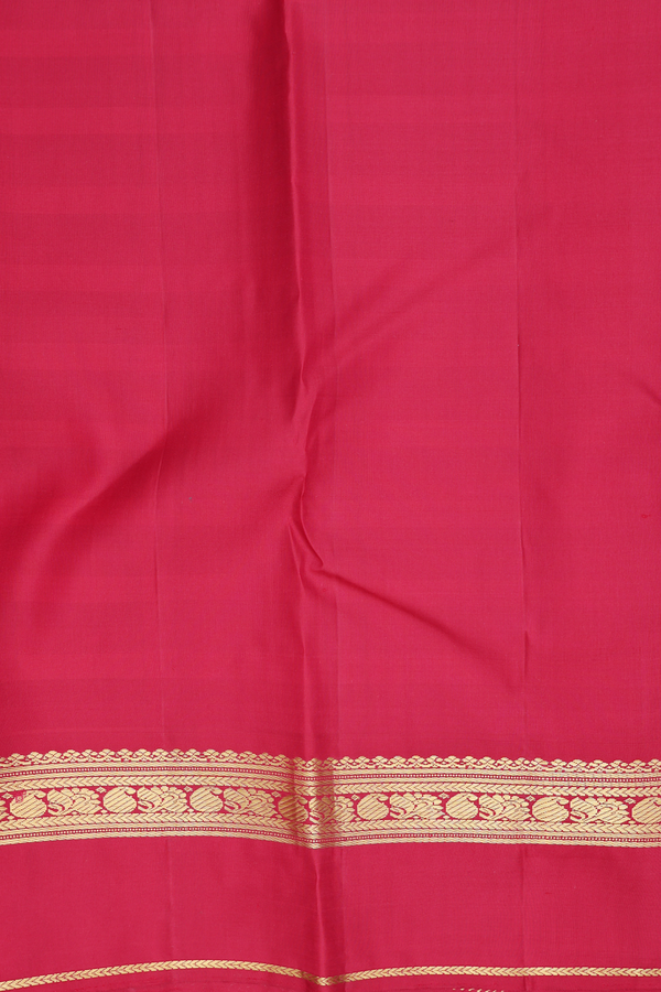 Kanchipuram Silk Saree In Multicolor With Checks Design
