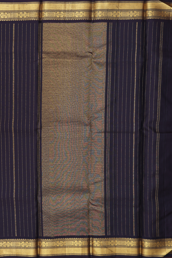 Kanchipuram Silk Saree In Maroon With Neli Design