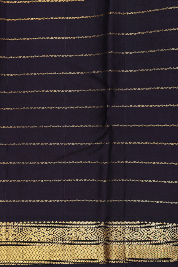 Kanchipuram Silk Saree In Maroon With Neli Design