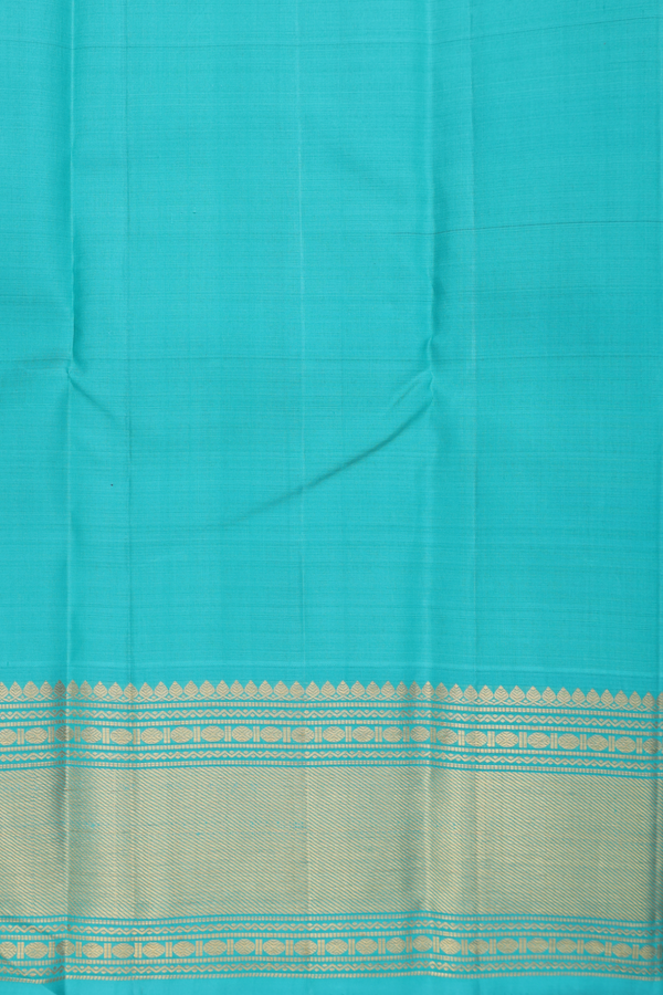 Kanchipuram Silk Saree In Multicolor With Checks Design