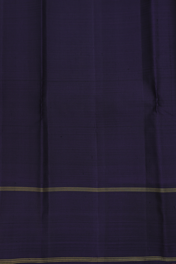 Kanchipuram Silk Saree In Yellow And Brown With Checks Design