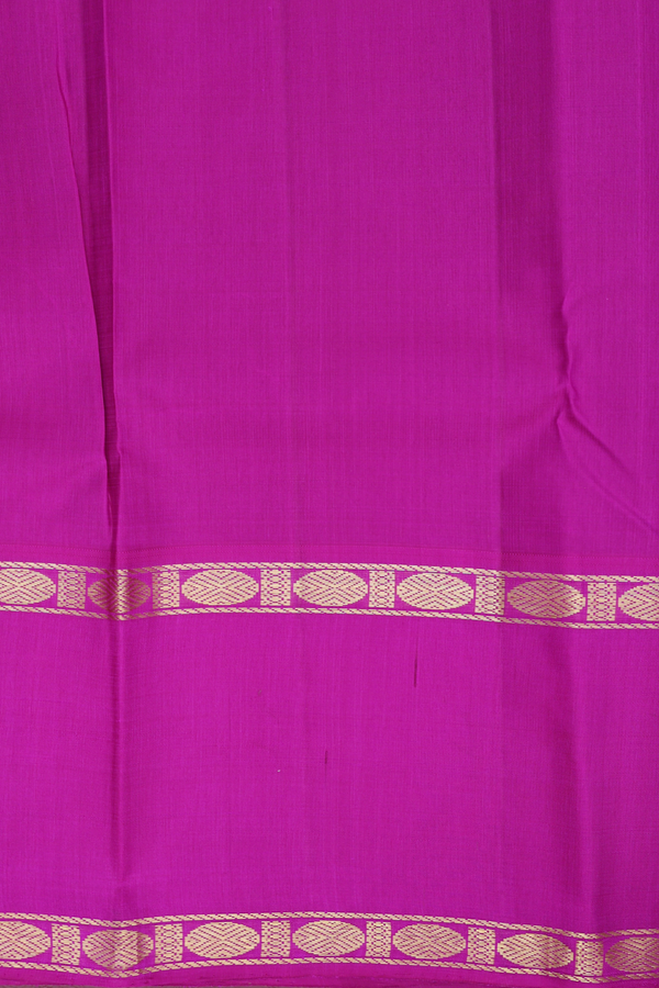 Kanchipuram Silk Saree In Tiffany Blue With Contrast Border