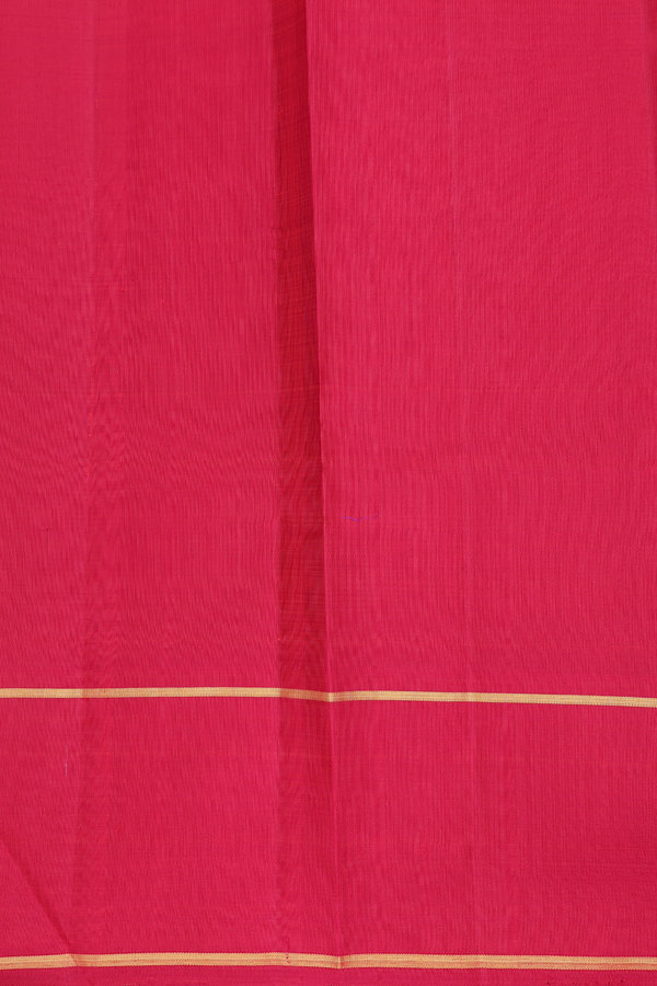 Kanchipuram Silk Saree In Grey And White With Stripes Design