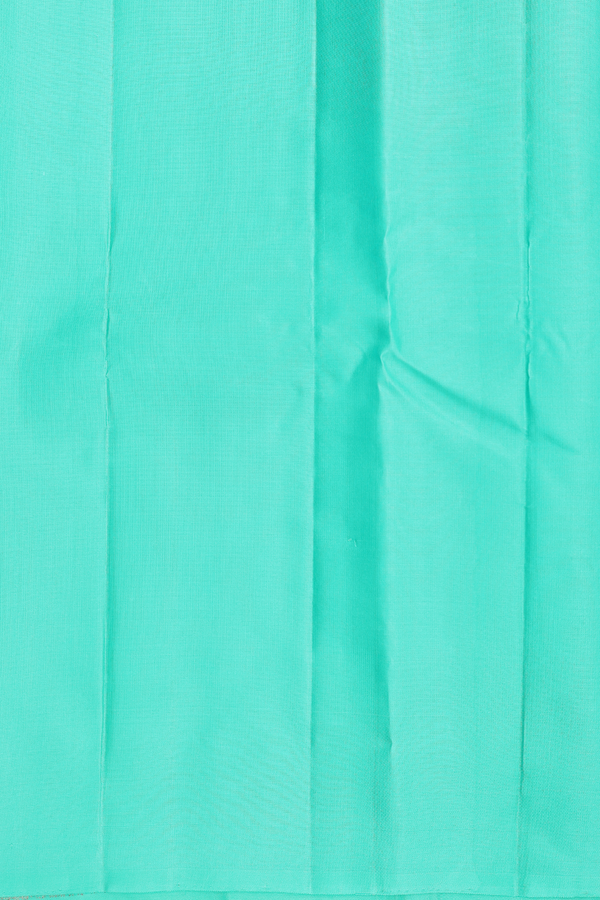 Kanchipuram Silk Saree In Blue With Iruthalai Pakshi Motifs