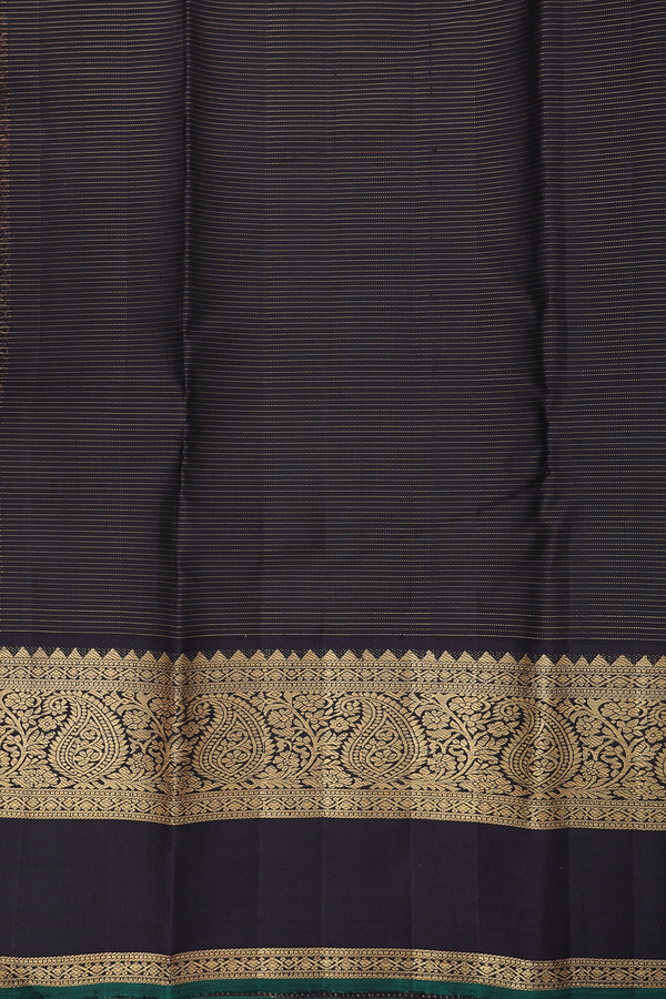 Kanchipuram Silk Saree In Rani Pink With Checks Design
