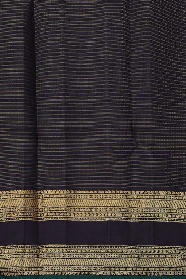 Kanchipuram Silk Saree In Pink With Checks Design