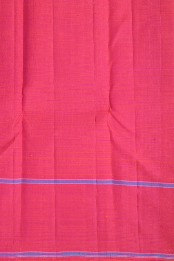 Kanchipuram Silk Saree In Brown And White With Checks Design