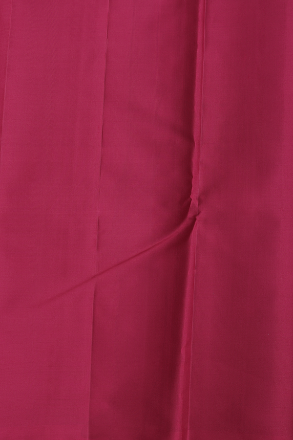 Kanchipuram Silk Saree In Black With Peacock Buttas