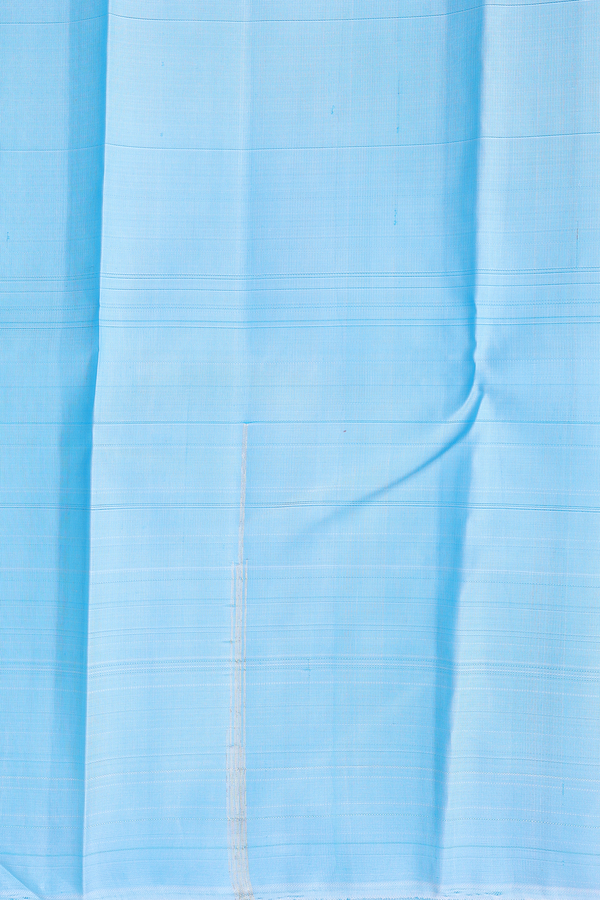 Kanchipuram Silk Saree In White With Malli Moggu Buttas