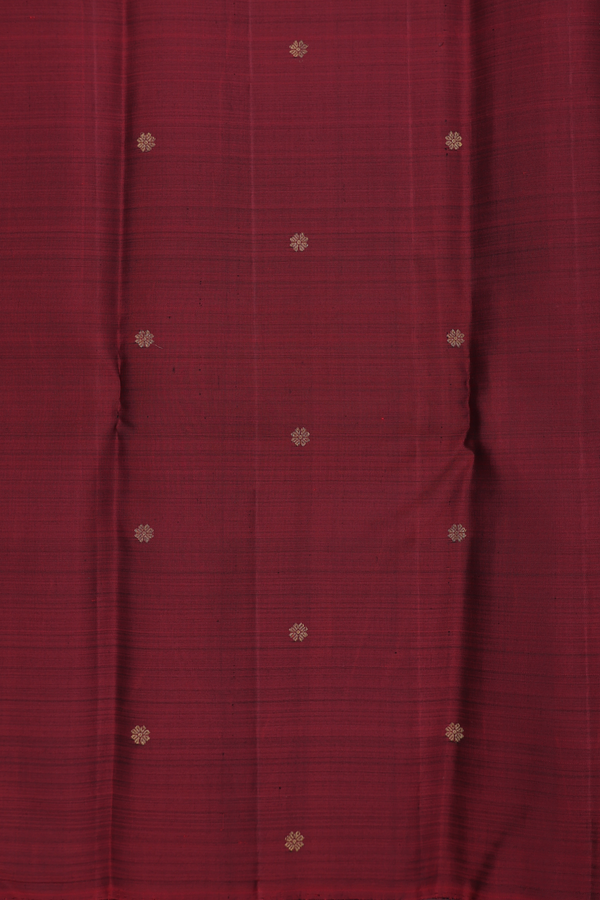 Kanchipuram Silk Saree In Black With Parrot Motifs