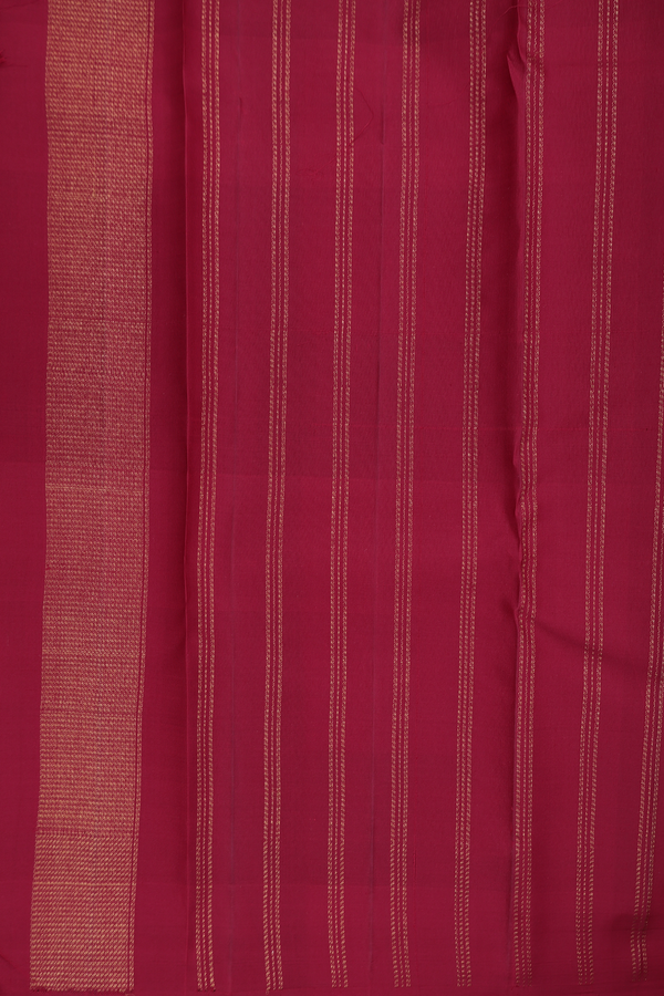 Kanchipuram Silk Saree In Multicolor With Checks Design