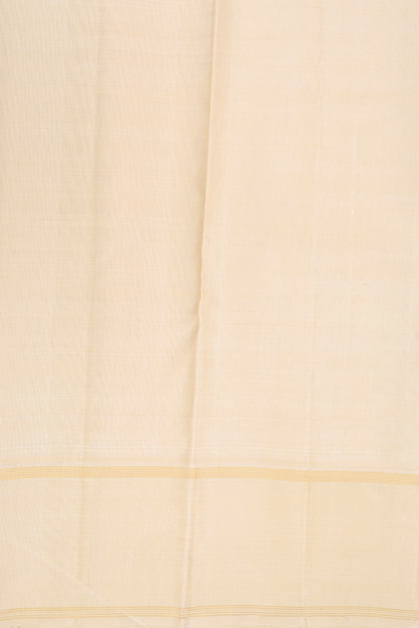 Kanchipuram Silk Saree In Orange And Magenta With Checks Deisgn