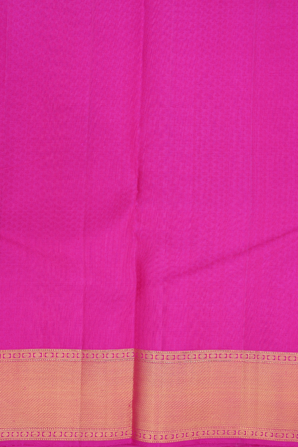 Kanchipuram Silk Saree In Purple With Jacquard Pattern