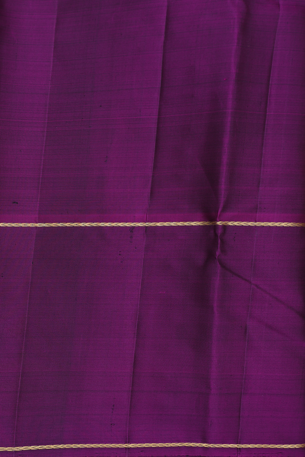 Kanchipuram Silk Saree In Sunflower Yellow With Checks Design
