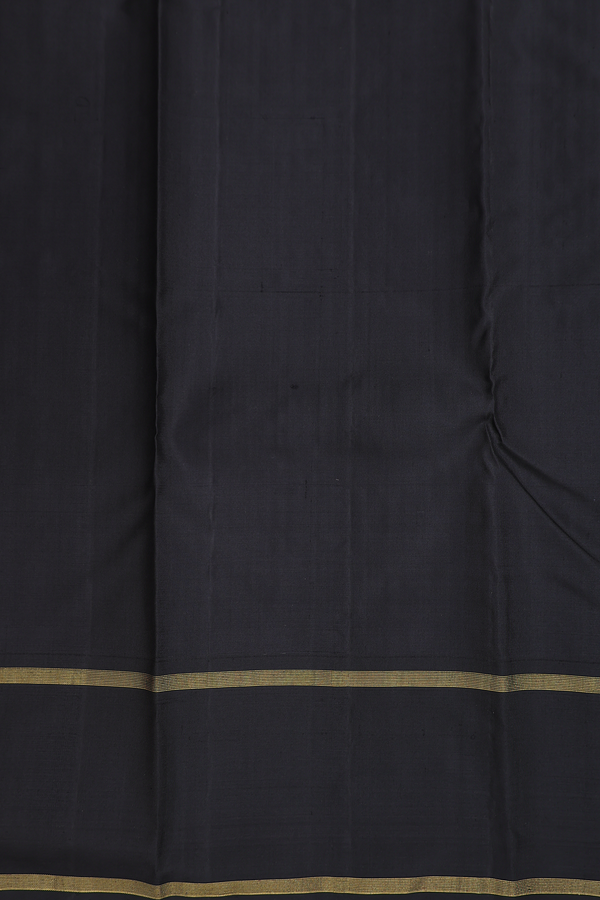 Kanchipuram Silk Saree In Multicolor With Stripes Design