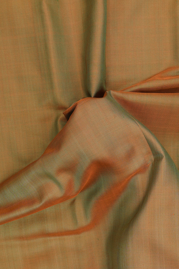 Patola Silk Saree In Plain Dual Tone With Contrast Border