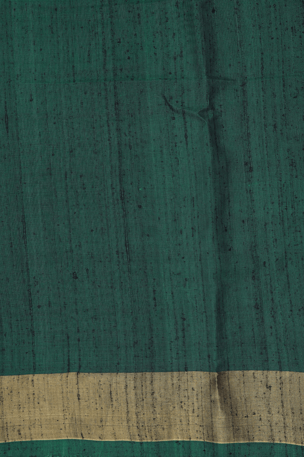 Patola Silk Saree In Emerald Green With Allover Design