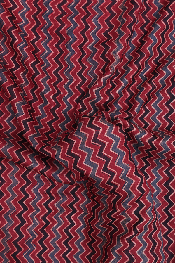 Georgette Saree In Multicolor With Chevron Design