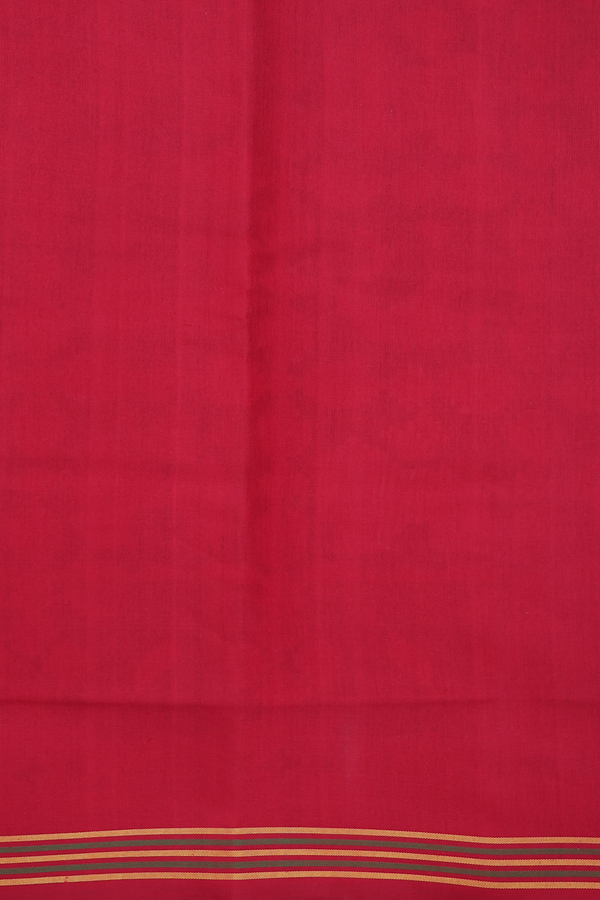 Patola Silk Saree In Maroon With Ikat Design